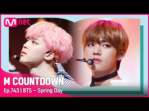 [BTS - Spring Day] 'S' Class Special | #엠카운트다운 EP.743