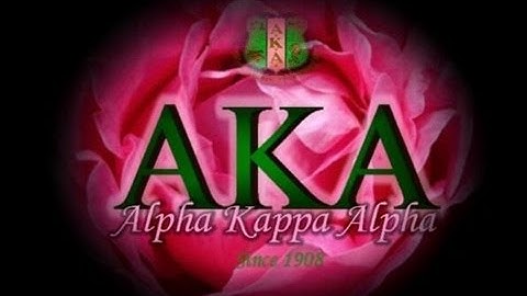 Alpha Kappa Alpha (AKA) Delta Xi Chapter - Fall 2012 Probate (Part 1 of 4)