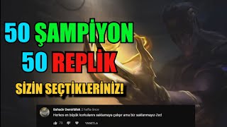 50 Şampiyon, 50 Replik Sizin Seçtikleriniz