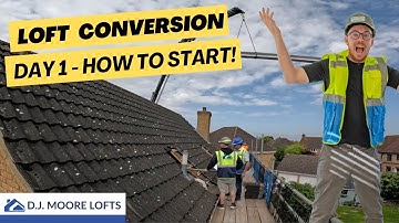 How To Start CONVERTING your Loft Conversion - Day 1 Attic Conversion!