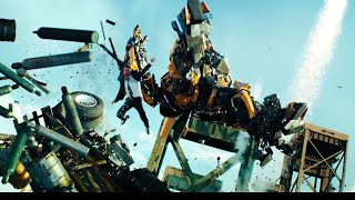 Transformers: Dark of the Moon (2011) Freeway Chase Only Action [4K]|Best movie clips