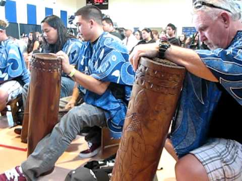 Makamae Drummers in competition at Na Maka Ori Tah...