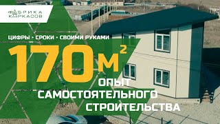 Дом ЛСТК за пол года своими руками с Нуля. Строил один и для себя!