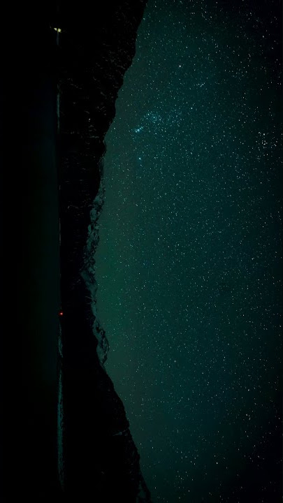 Have you ever watched the splendid starry sky in Xinjiang's 'Heacven Pool'?