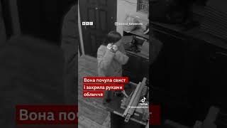 #Війна_Україна Камера зафіксувала влучання в квартиру #шахеда💔