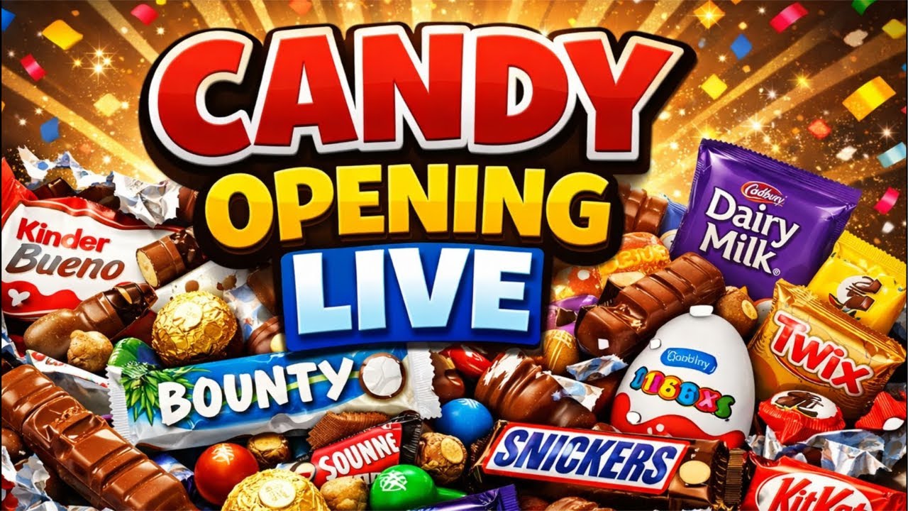 Candy Opening ASMR video !! Kinder world opening video!! 