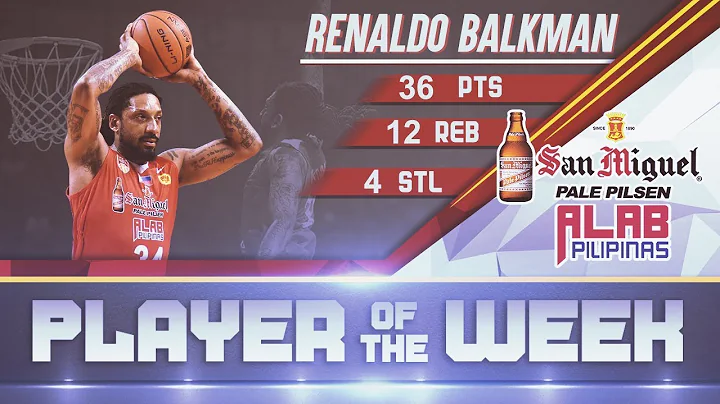 Player of the Week: Renaldo Balkman - Week 5 | 2018-2019 ASEAN Basketball League