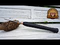 Woodturning - Burnt Hickory Tool Handle