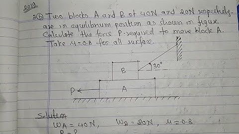 Friction numerical Applied mechanics/Diploma/BE first. #ctevt #tu #pu #ku #appliedmechanics