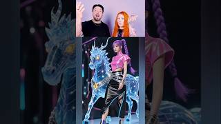 Kpop Demon Hunters Fashion Show 🎶 #short #huntrix #kpopdemonhunters #sodapop #sajaboys #rumi