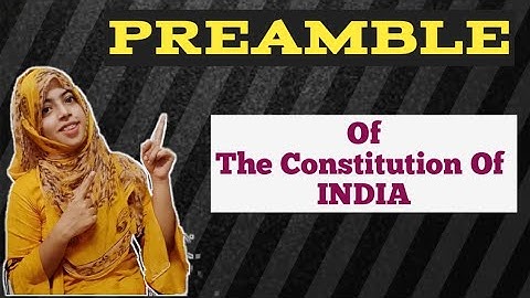 PREAMBLE OF CONSTITUTION OF INDIA| Explained Word by Word in Detail