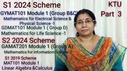 Non Homogeneous Linear System Of Equation|GYMAT101| GDMAT101|Module 1|MAT101 |S1|GAMAT101 S2 |Part 3