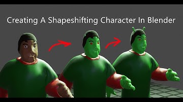 Creating A Shapeshifting Character In Blender
