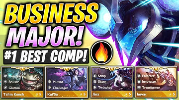 NEW BUSINESS MAJOR TEAM is BROKEN! - Teamfight Tactics I TFT Set 6.5 Comps Ranked Meta Guide
