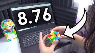 MI NUEVO RÉCORD 8.76s! | Reconstrucción PB cubo de Rubik 3x3