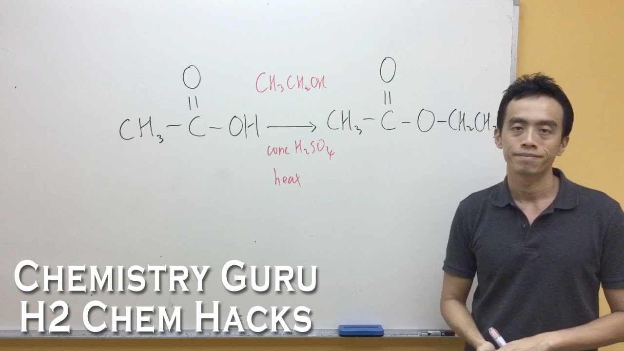 How to memorise Acid Chloride and Ester Reactions, Reagents and Conditions - H2ChemHacks