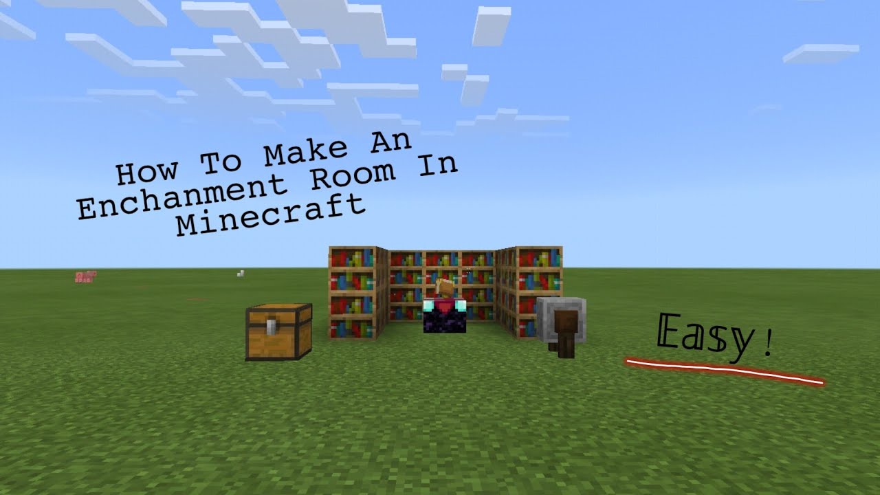How To Make An Enchantment Room In Minecraft! YouTube