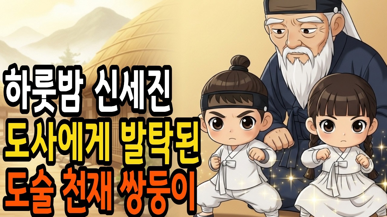 하룻밤 신세진 도사에게발탁된 도술 천재 쌍둥이ㅣ야담 옛날이야기 오디오북 수면동화 전설 민담