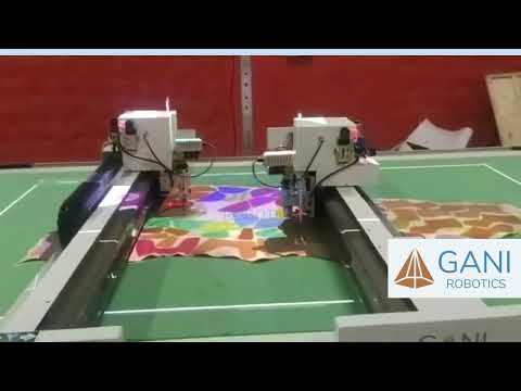 GaniCUT - Die Less Knife Cutting Machine for Leather - video from Gani Robotics