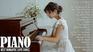 Top 200 Beautiful Romantic Piano Love Songs Melodies - Great Relaxing Piano Instrumental Love Songs