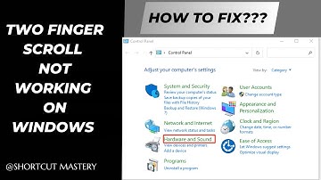 How To Fix Two Finger Scroll Not Working on Windows