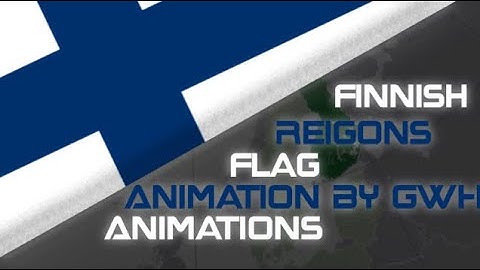 Finnish Regions - Flag Animation