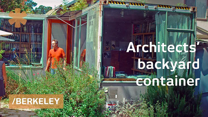 $1,800 used shipping container as architects' back...