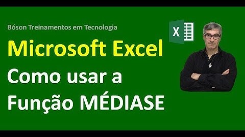 24 - Função MÉDIASE no Excel 2010 - Média aritmética baseada em critérios