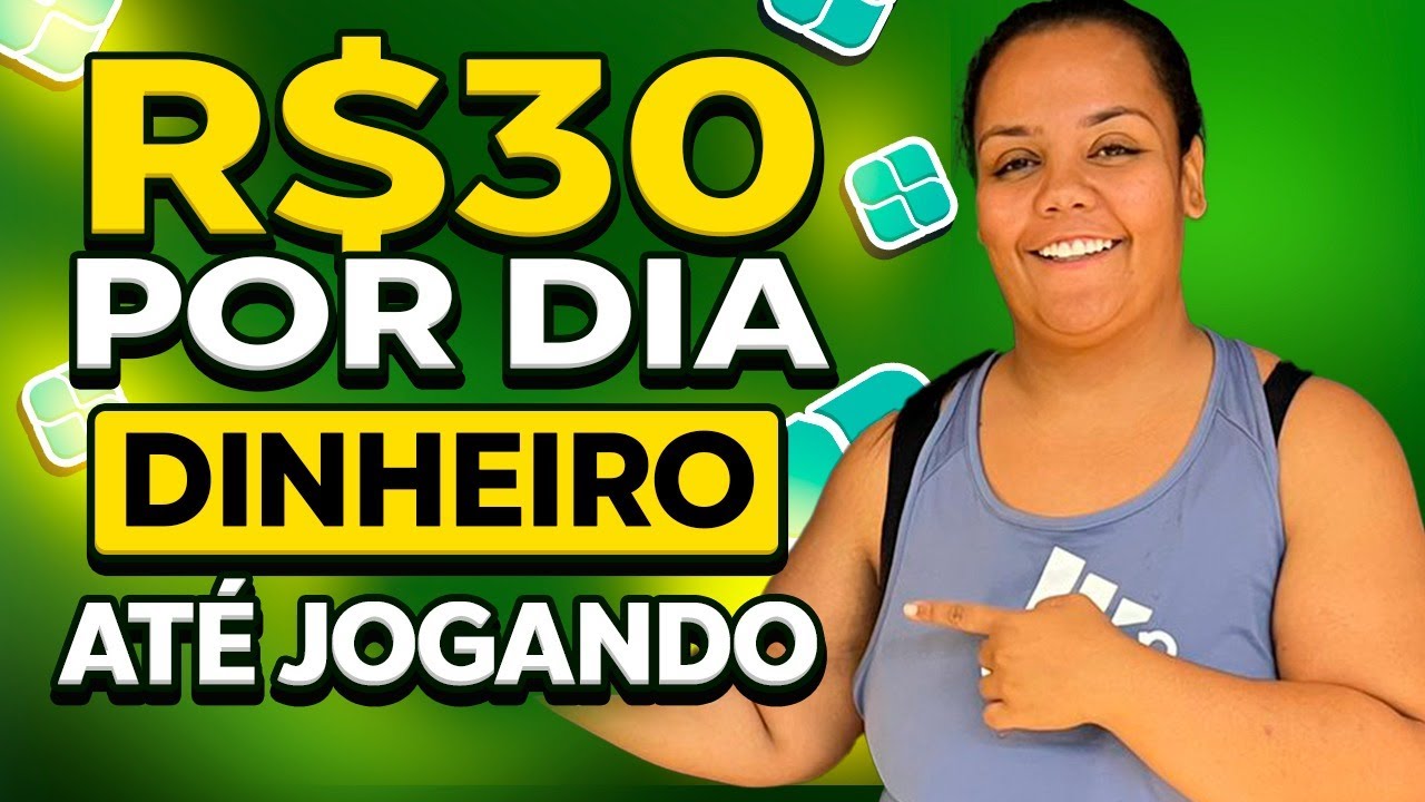 $30 POR DIA! APP PARA GANHAR DINHEIRO ONLINE JOGANDO NO PIX