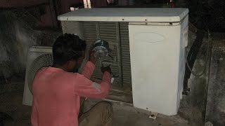 Carrier out door fan motor change || how to change ac fan motor || m/s cooling point