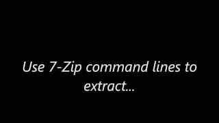 Extract Macos Sierra Hfs Files With Windows Using 7Zip Command Lines