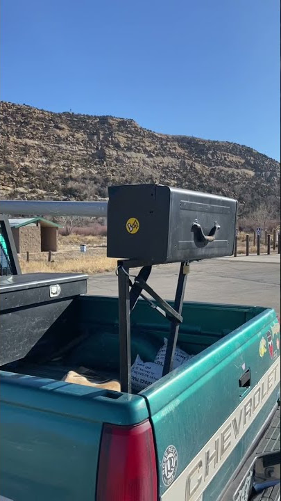 DIY Fishing Rod Truck Rack / Removable/ Weatherproof 