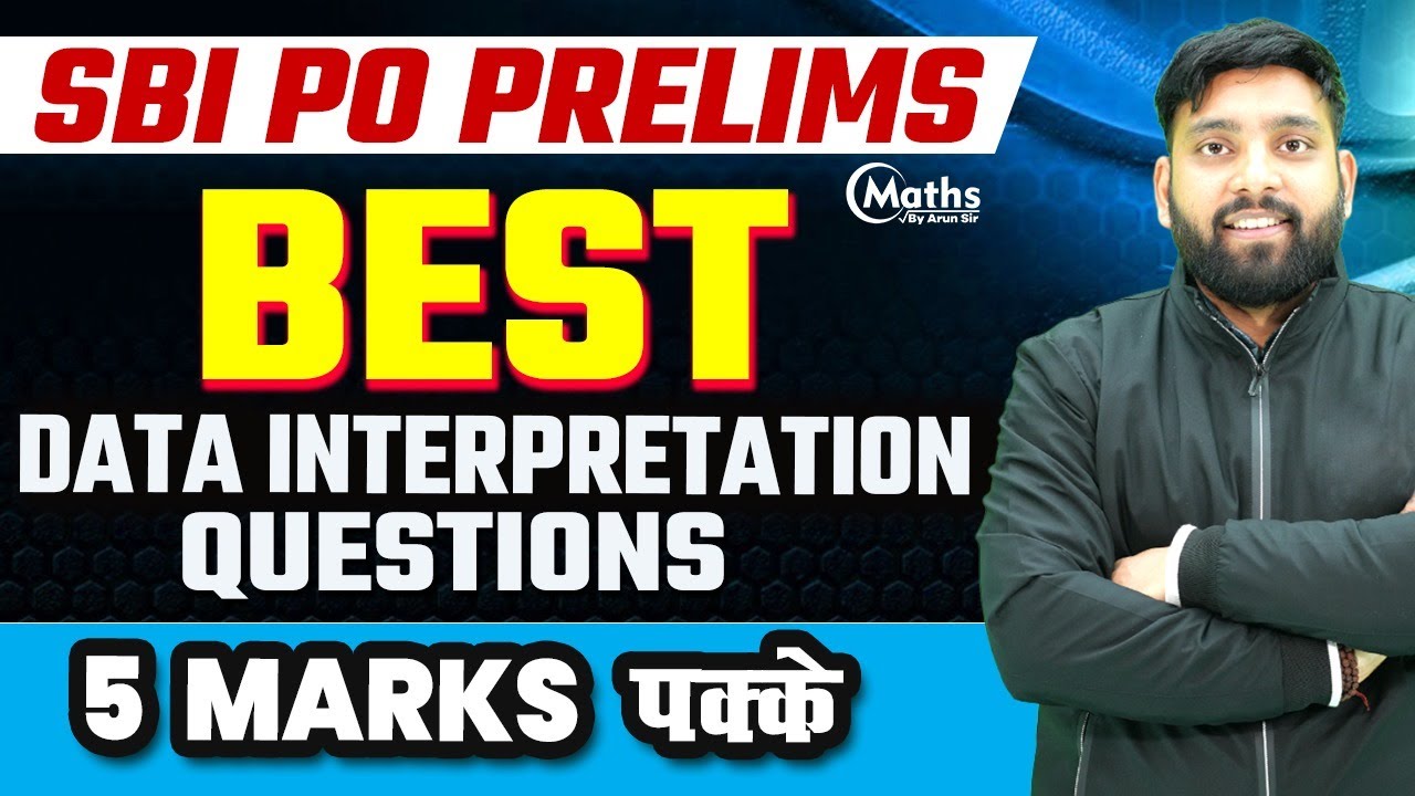 SBI PO 2022 | Best Data Interpretation Questions For SBI PO | Maths By ...