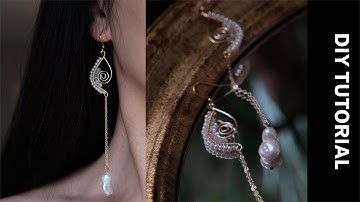 Jewelry Making Tutorial | Wire Work | Wire Wrapped Earring