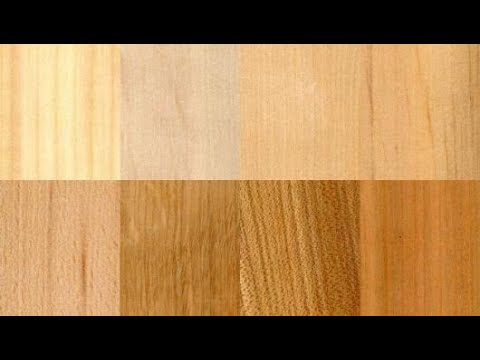 أنواع الأخشاب
