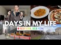 Days in my life living in new york city  my skincare routine big shopping and clothing haul