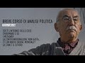 BREVE CORSO DI ANALISI POLITICA - TERZA PUNTATA