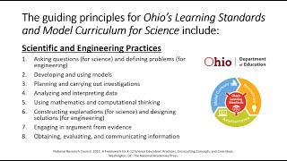 Ohio STEM Learning Network Professional Development: Subtle Shifts for Promoting Student Inquiry