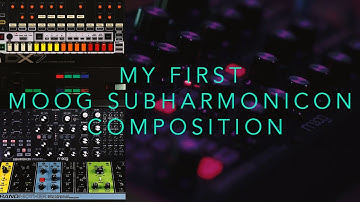 Subharmonicon + Grandmother + 808 + DX7( Isolated audio tracks at the end of video )