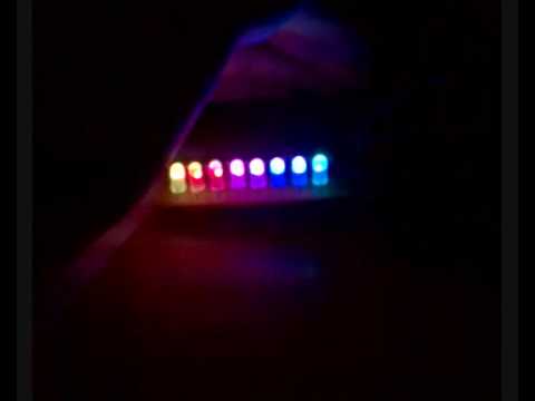 RGB LED chaser with PWM - YouTube