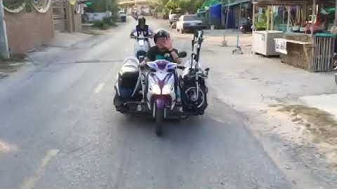 Køretur på motorbike før ny front