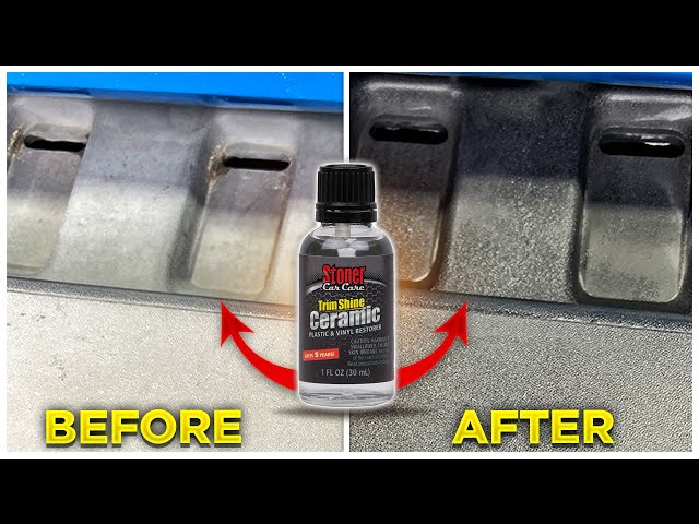 How to Restore Faded Plastic with Trim Shine Ceramic 