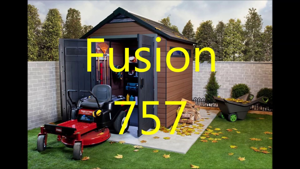 Keter Fusion 757 ×›×ª×¨ ×¤×œ×¡×˜×™×§ ×ž×—×¡×Ÿ ×¤×™×•×–'×Ÿ how to build 
