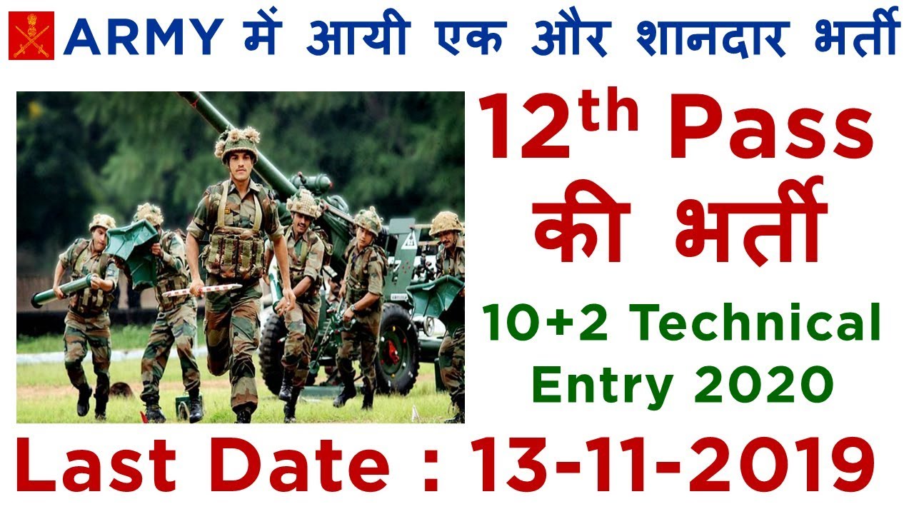  Indian  Army  10 2 Pass Technical Entry Scheme Recruitment  