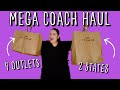 COACH MEGA HAUL - 2 STATES (CALIFORNIA/NEVADA) AND 4 OUTLET STORES