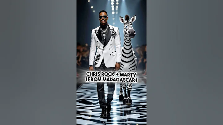 Celebs Walk the Runway with Their Cartoon Characters 😳🔥 #AnimatedCartoon #Celebrity #AiArt #Ai thumbnail