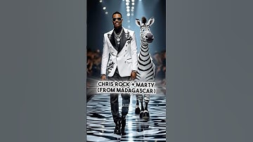 Celebs Walk the Runway with Their Cartoon Characters 😳🔥 #AnimatedCartoon #Celebrity #AiArt #Ai