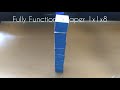 The Lucky 8 Cube: My WORST TURNING Paper Cube?!?! | Fully Functional Paper 1x1x8!!
