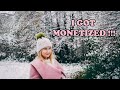 COZY WINTER DAY VLOG ⛄ first snow, getting monetized, DIY Advent Wreath &amp; baking carrot cake