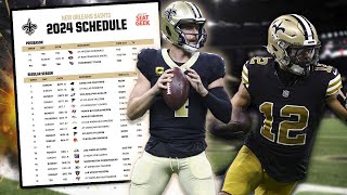 10 Wins?! New Orleans Saints 2024 Schedule Review and Predictions